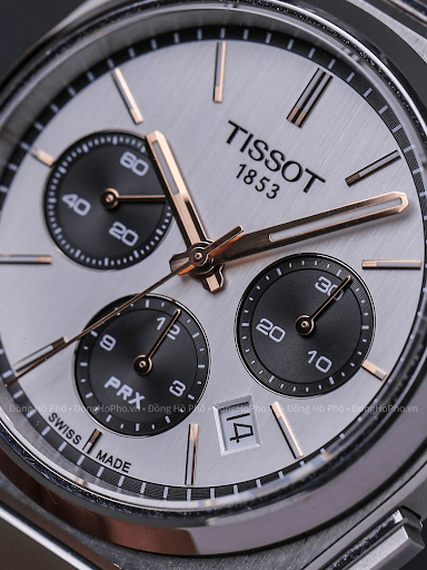 Đồng Hồ Nam Tissot PRX Automatic Chronograph Silver